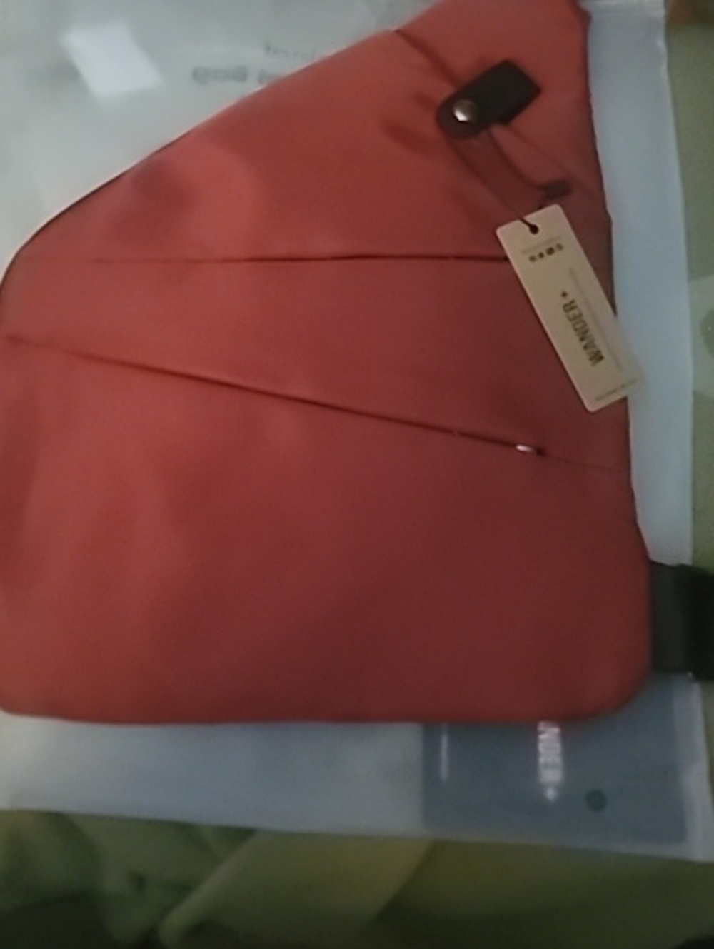 Unisex Sling Bag in Red -Wandra + BAG